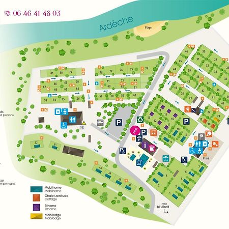 Camping Le Coin Charmant Chauzon Exteriér fotografie