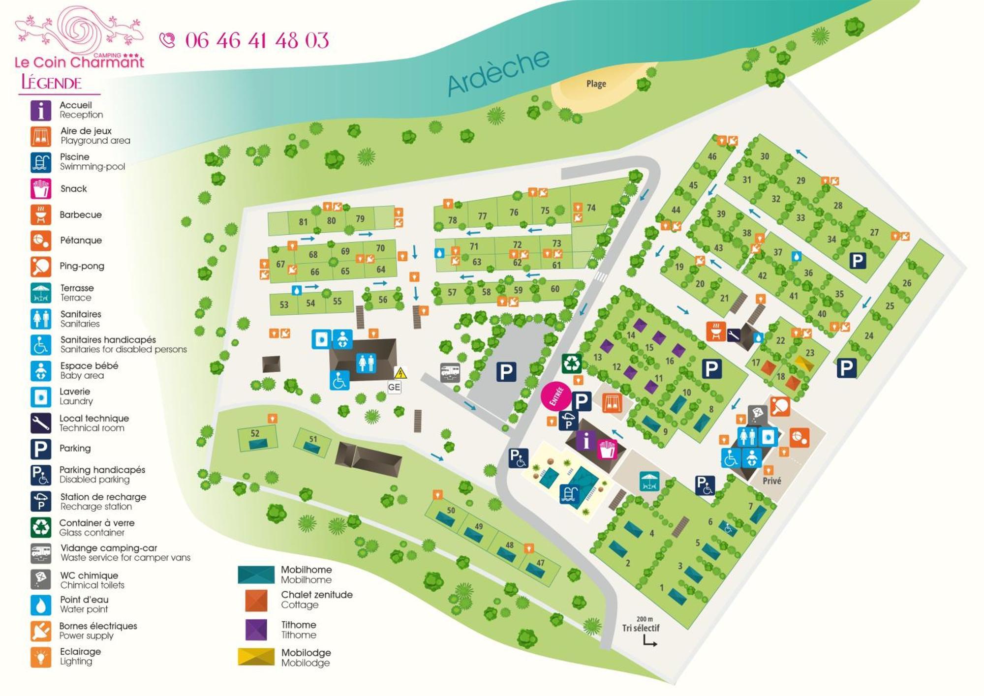 Camping Le Coin Charmant Chauzon Exteriér fotografie